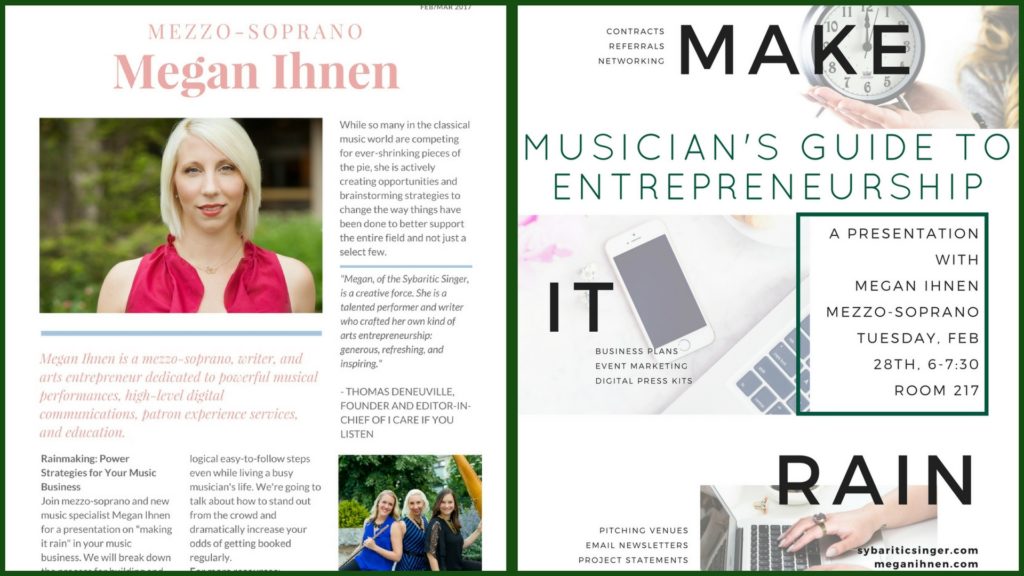 Megan Ihnen | Make It Rain Workshops | Music Business